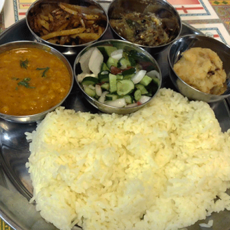 バングラアンマの日替わりごはんプレート　1,500円