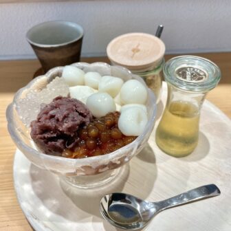 豆花・キビシロップを添えて（￥750）