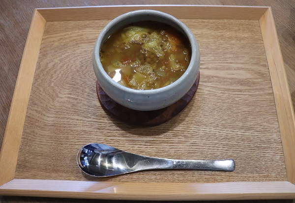 本日のスープ「ミネストローネ」 width=