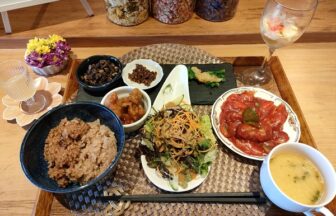 ボリュームたっぷりヴィーガンでのランチメニュー♡